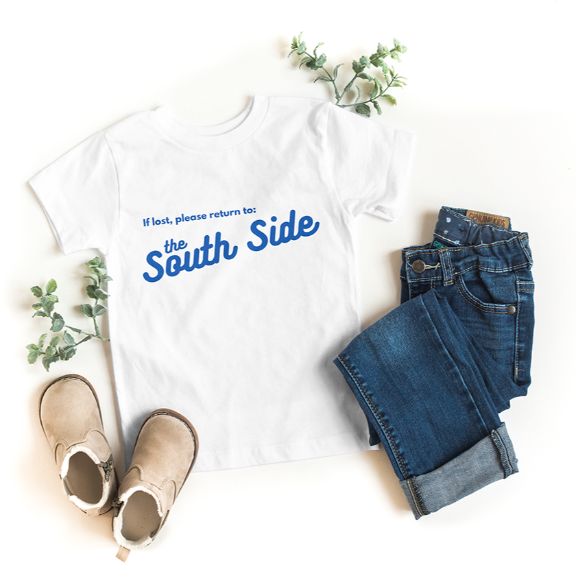 White South Side Tee