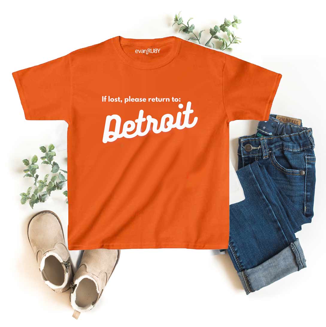 Detroit Orange Tee