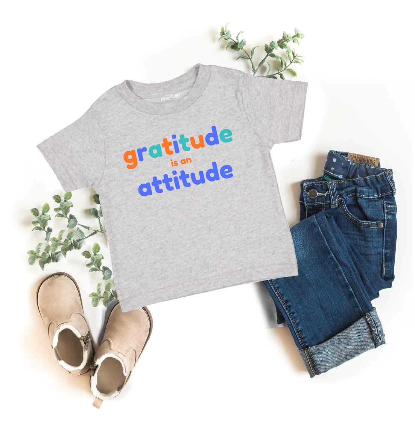 Gray Gratitude Tee