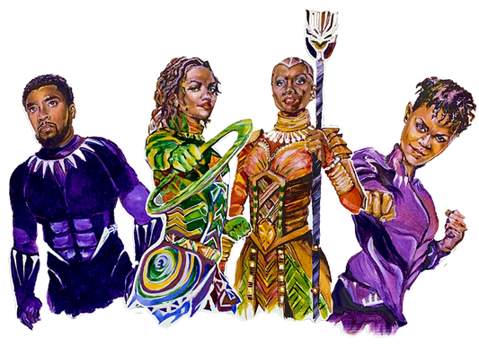 Wakanda Forever Fan Digital Artwork