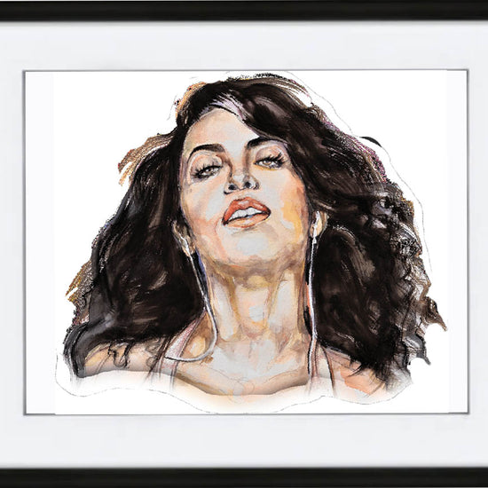 Aaliyah Fan Art Print