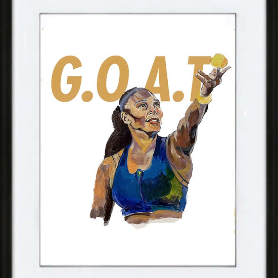 Serena GOAT Fan Art Print