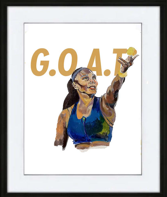 Serena GOAT Fan Art Print